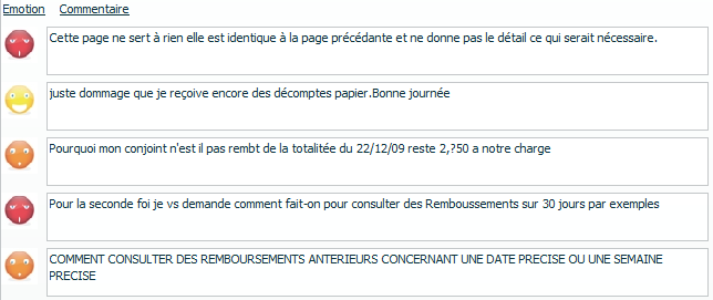 ramses l'ecoute client, les commentaires